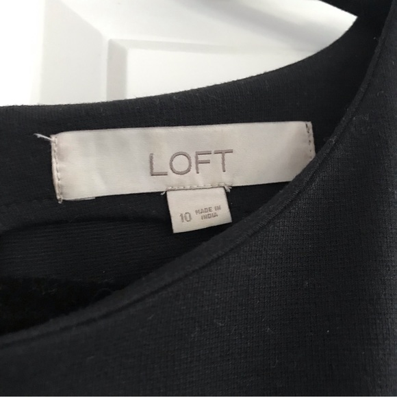 Loft Little Black Dress - Size 10 - Picture 2 of 5